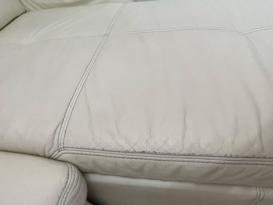 Narożnik ze skóry Etap Sofa z funkcją spania ze stolikiem