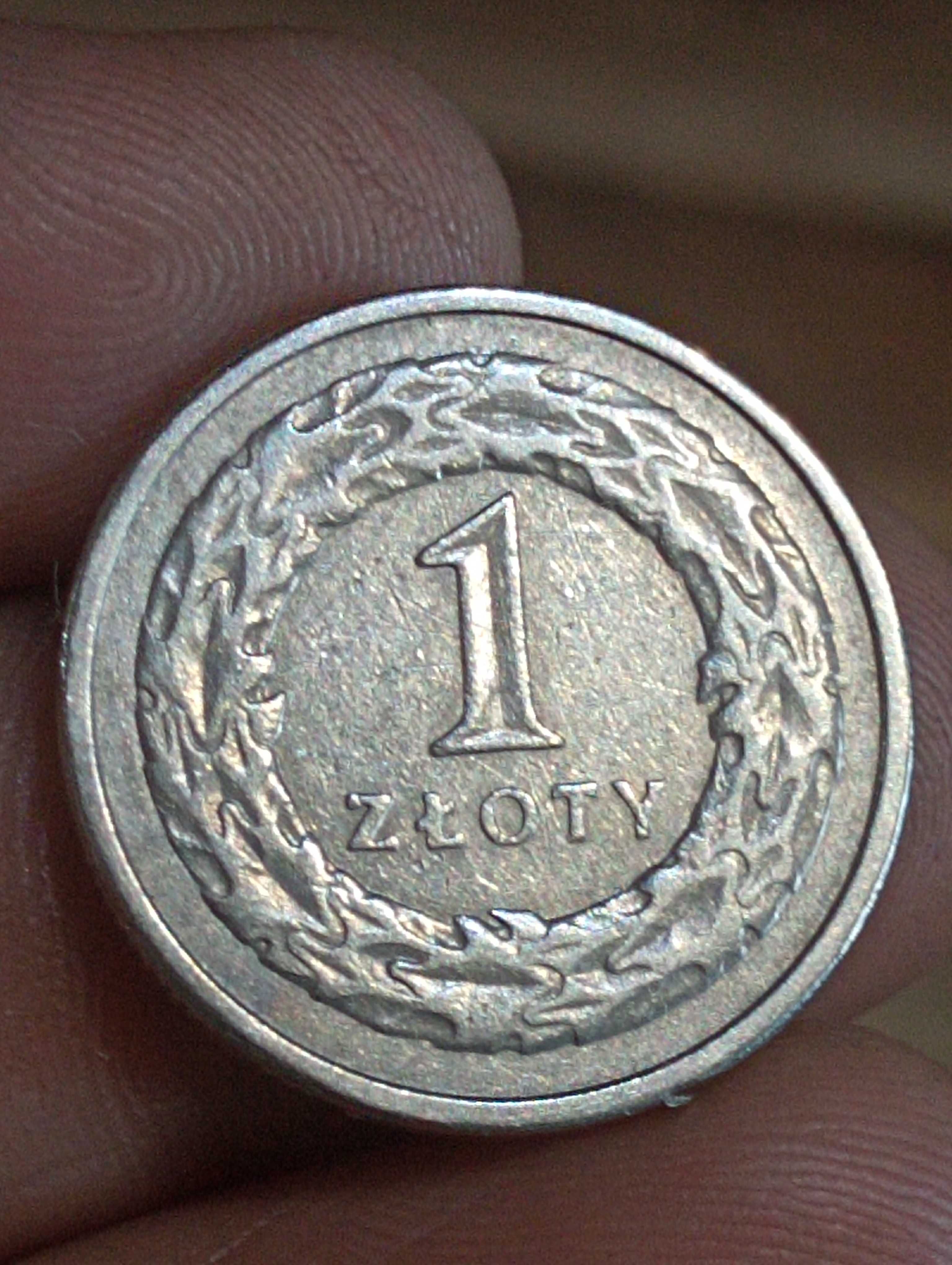 Sprzedam dziesiąta monetę 1 zloty 1990 rok