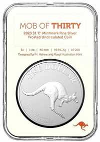 Moeda Prata 2023 Austrália 30º Aniversário da Série Canguru