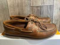 Buty męskie skórzane półbuty mokasyny timberland classic boat 45