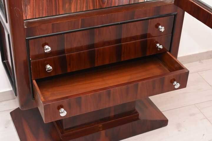 Witryna Art Deco - Gablotka Serwantka - Salon Gabinet - Gablota