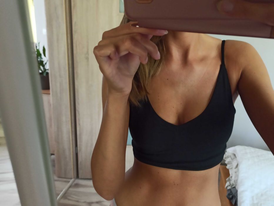 Zestaw topy biały czarny top lato bluzka xs