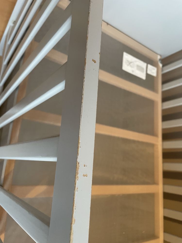 Ikea Gonatt szare łóżeczko niemowlęce