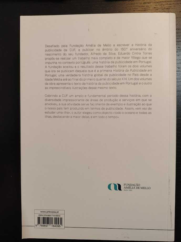 (Env. Incluído) História da Publicidade em Portugal de Eduardo Torres