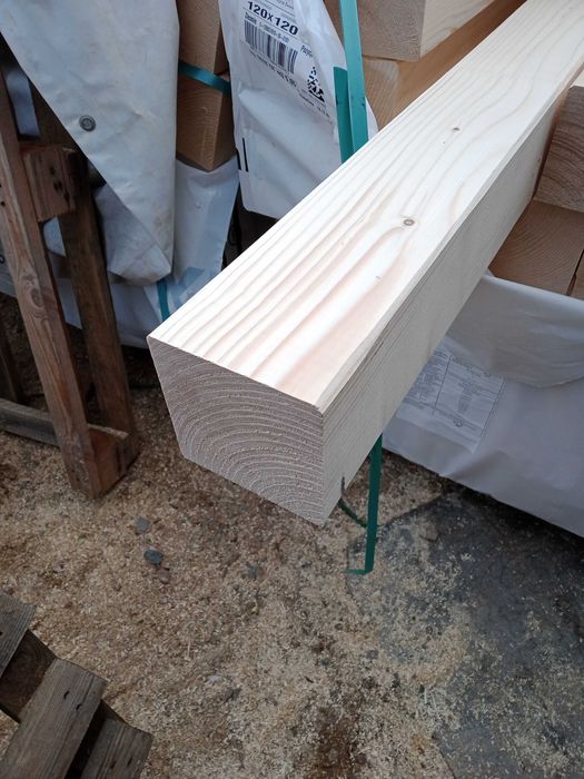 Drewno konstrukcyjne, kantówka 14×14 słup legar 13metrów długa C24 kvh