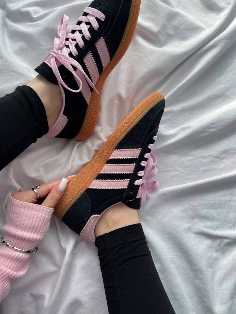 Adidas Wmns Handball Spezial 'Black Clear Pink Gum,адідас,спежал,adida