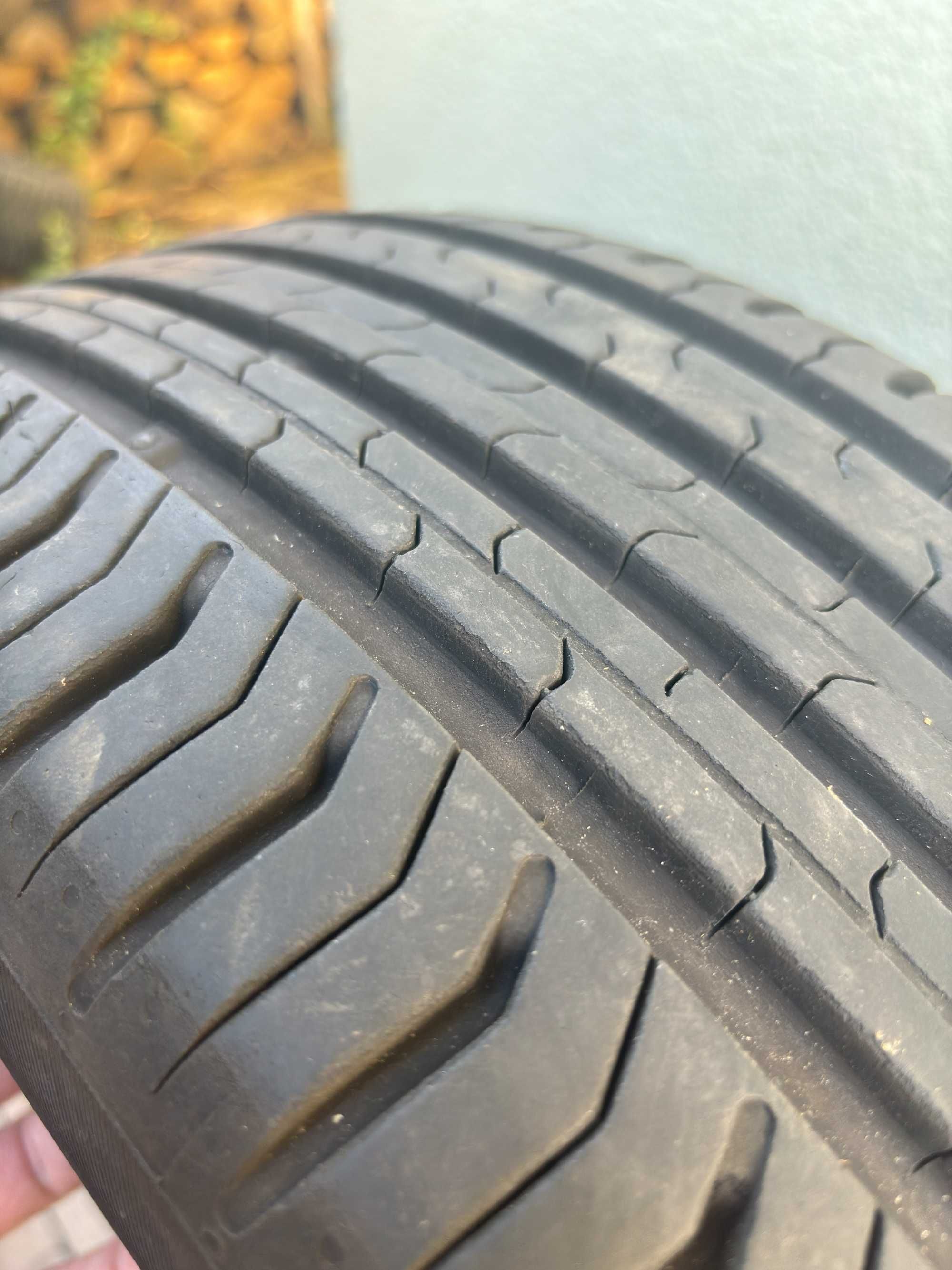 2 opony Letnie CONTINENTAL ContiEcoContact 195/55R16 r.2019, bież. 6mm