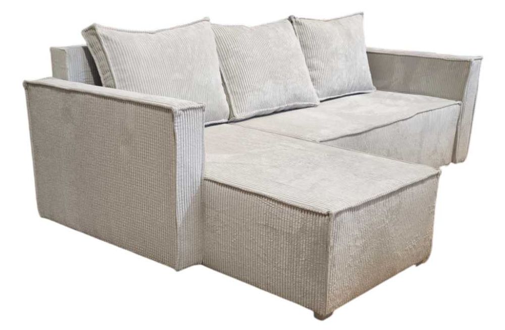 Narożnik ROWY w tkaninie sztruksowej w różnych kolorach!