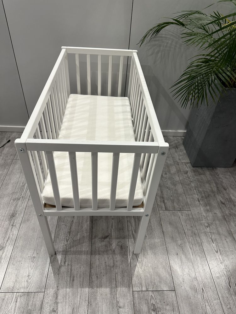 Woodies Mini-łóżeczko Bedside Crib 90×40 + materac premium