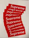 Naklejki Supreme Box Logo 10 sztuk
