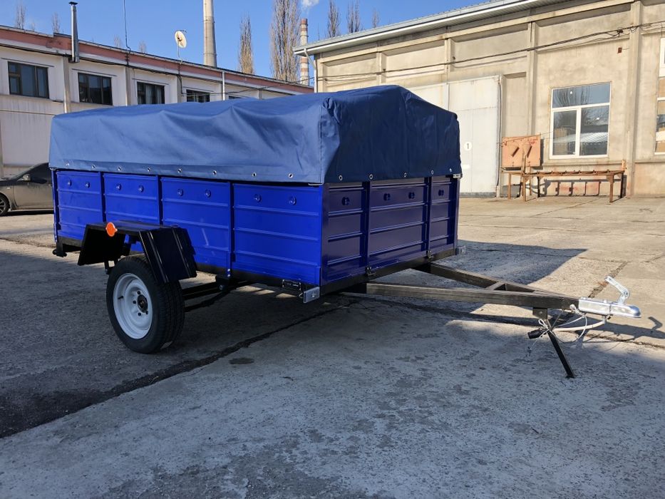 Легковой усиленный прицеп 2100* синий, рессора AL-KO!!!