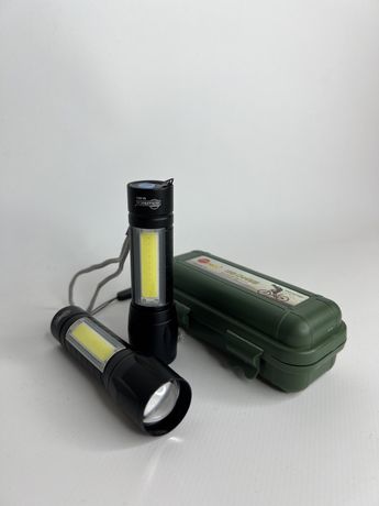 Аккумуляторный, ручной фонарик с зумом USB Charge SA-2804