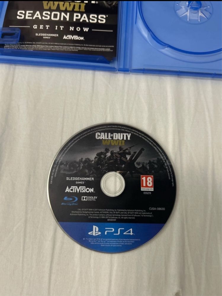 Sprzedam gre call of duty WW2