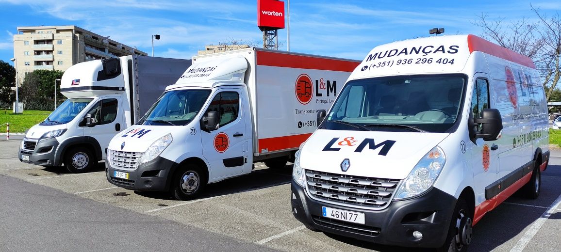 Mudanças e transportes em Portugal e EUROPA. Orçamento imediato