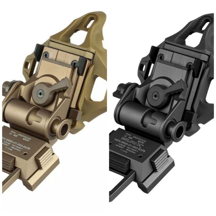Кріплення для ПНВ на шолом WILCOX L4 G24 Low black /tan