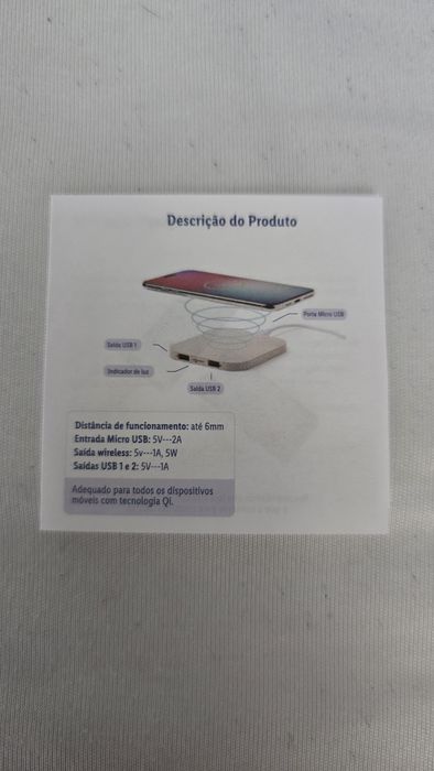 Wheat Straw Base Carregamento Wireless