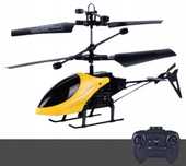 Helikopter zdalnie sterowany samolot pilot żółty