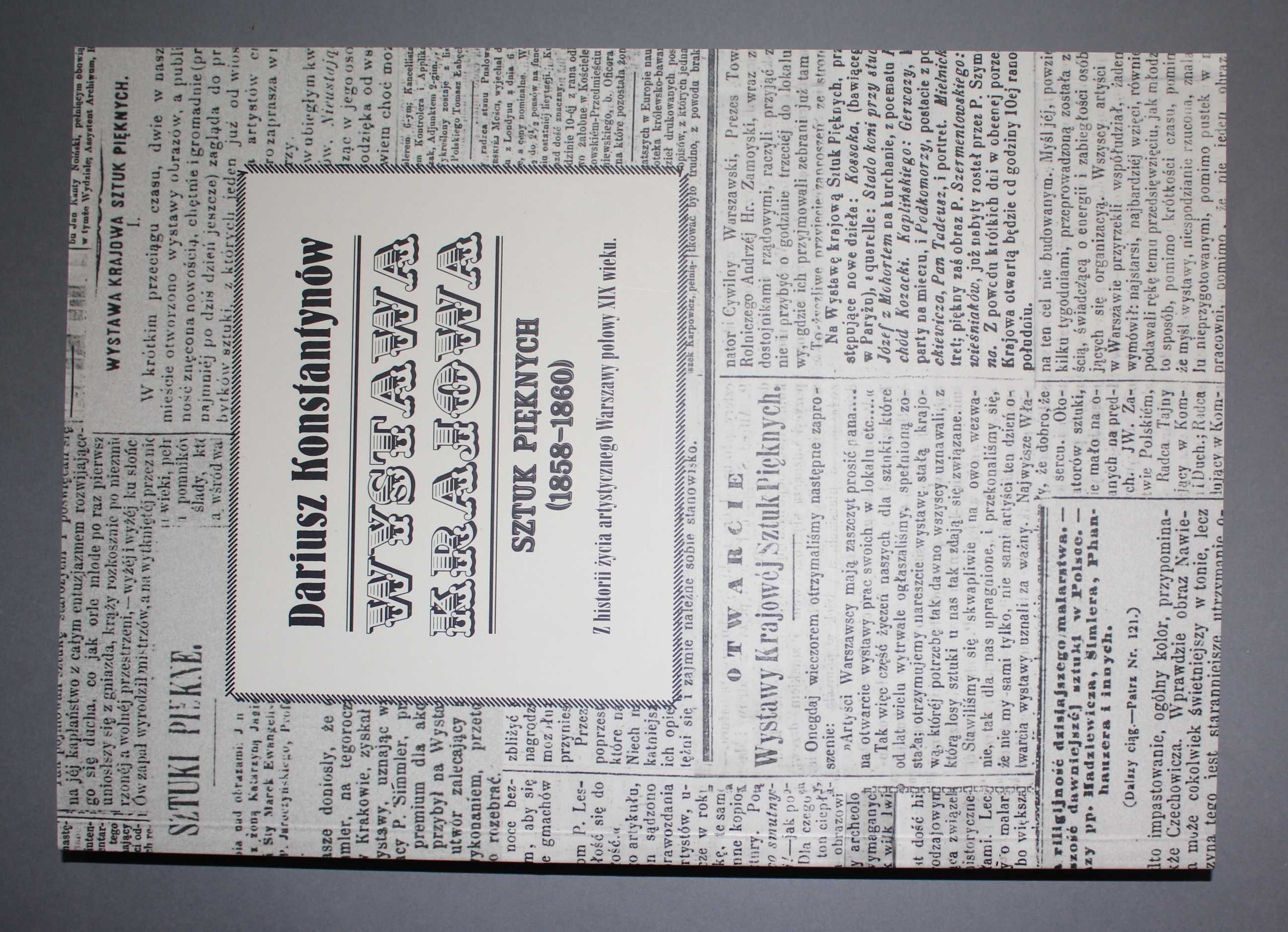 WYSTAWA KRAJOWA sztuk pięknych 1858 Dariusz Konstantynów