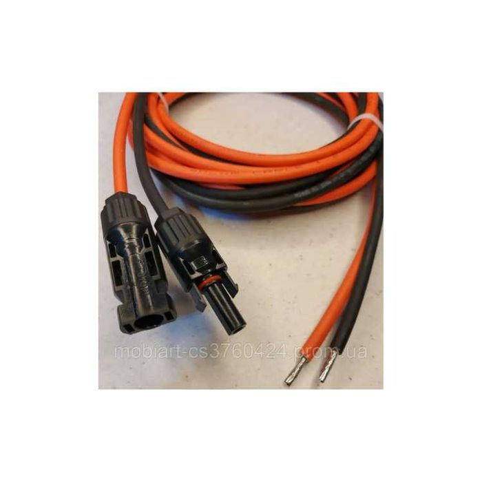 Кабель MC4 сонячної панелі 1 м до контролера живлення акумулятора