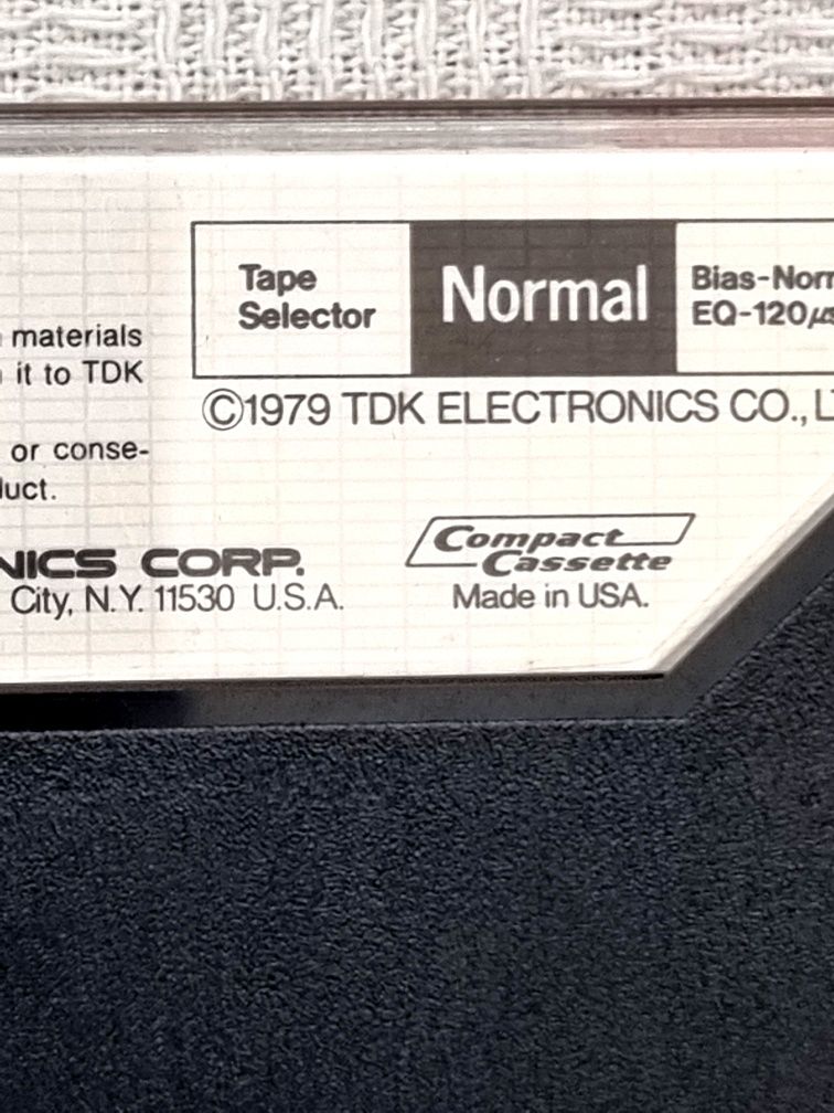 Kaseta TDK D60 1979 rok początki kaset TDK stan bd