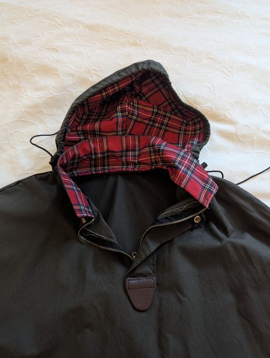 Peleryna rowerowa HALLEY STEVENSONS woskowana bawelna że Szkocji.