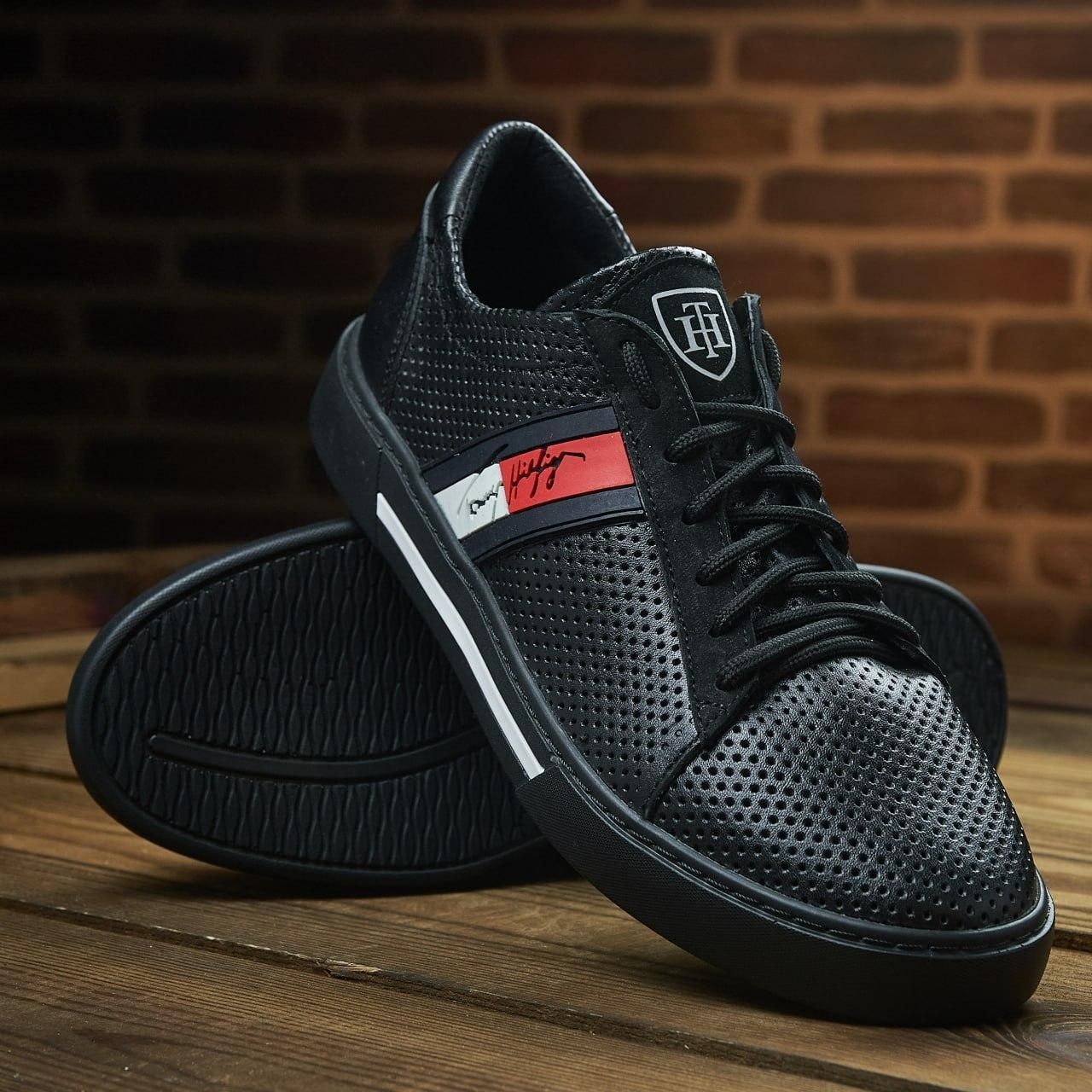 Летние кроссовки Hilfiger 40-45 перфорация