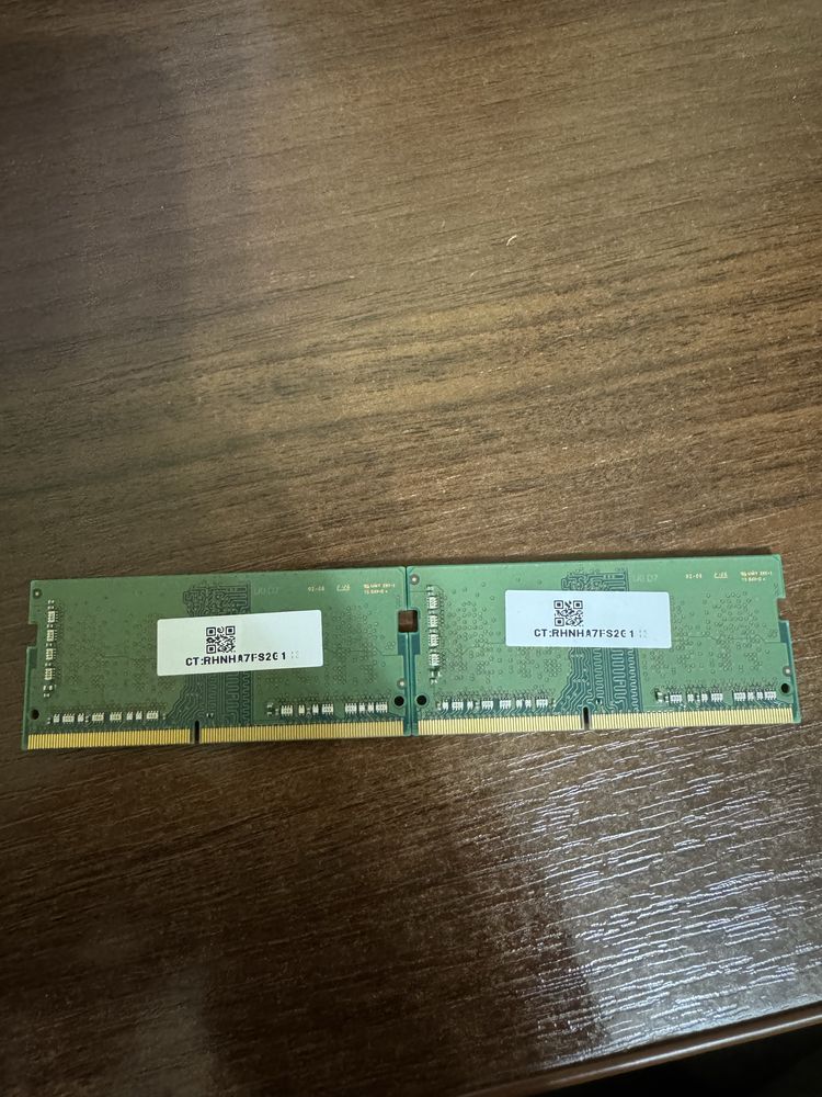 Оперативна память ddr4 для ноутбуку, комплект 8Gb, samsung 3200