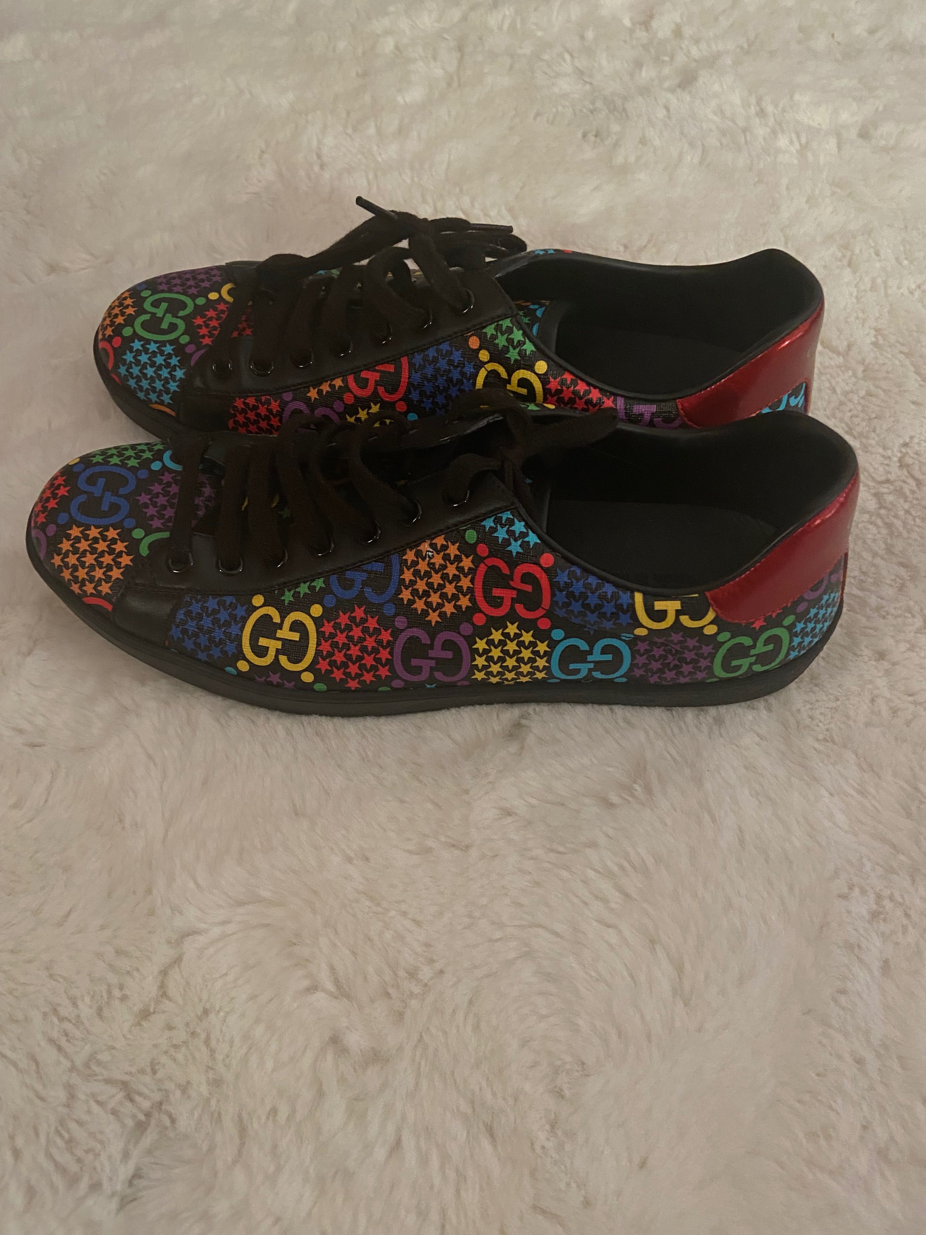 Tênis Gucci Psychedelic Ace GG Monogram