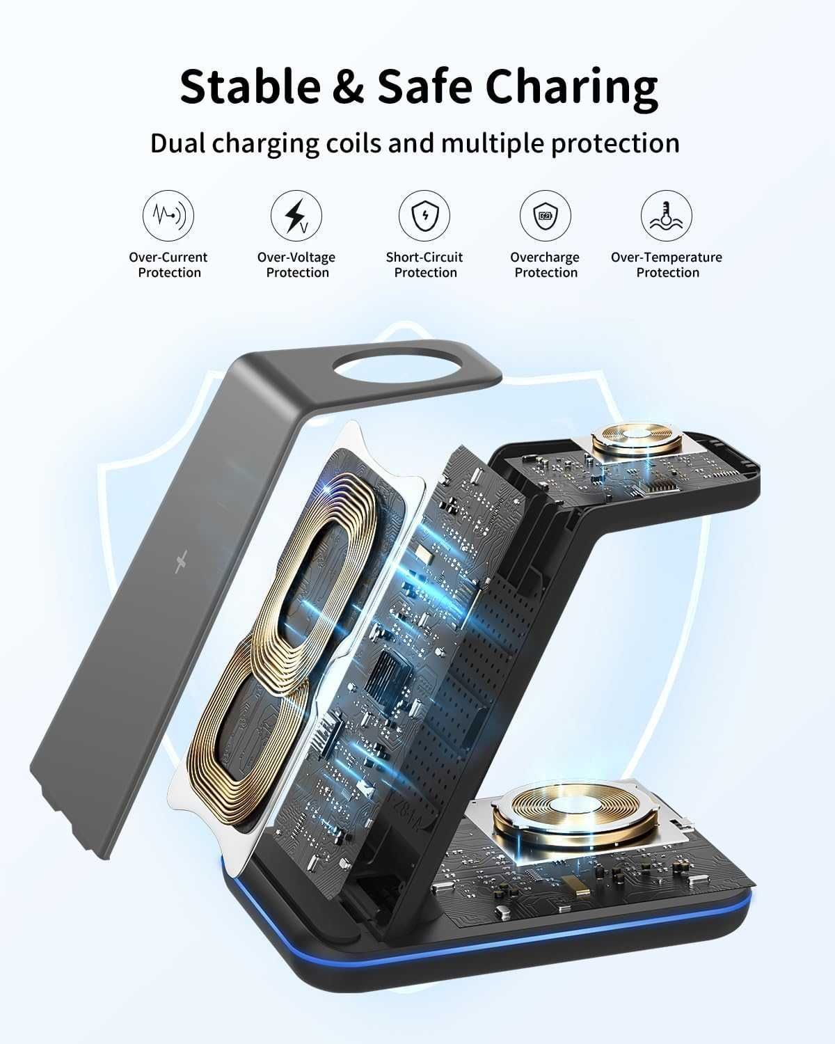 Indukcyjna stacja ładująca 3 w 1 do Samsung JoyGeek