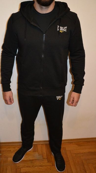 Спорт костюм Everlast Jogging Tracksuit Mens Black S