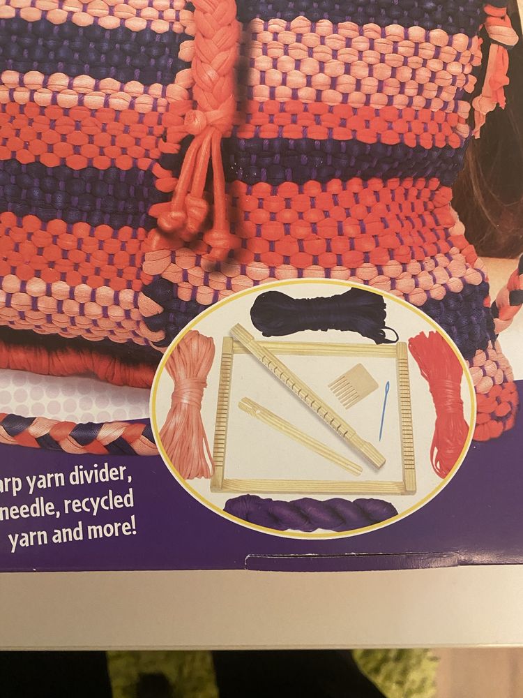 Warsztat tkacki, drewniany