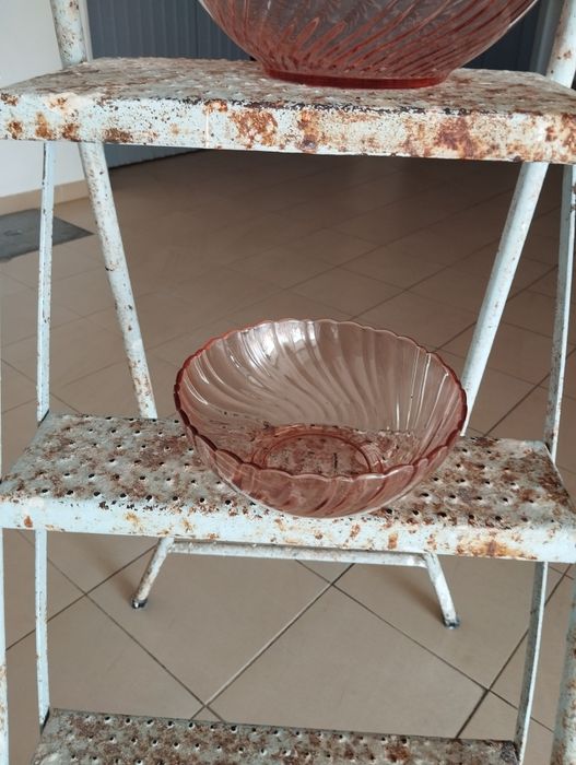 43 peças - Pratos e copos arcoroc rosaline