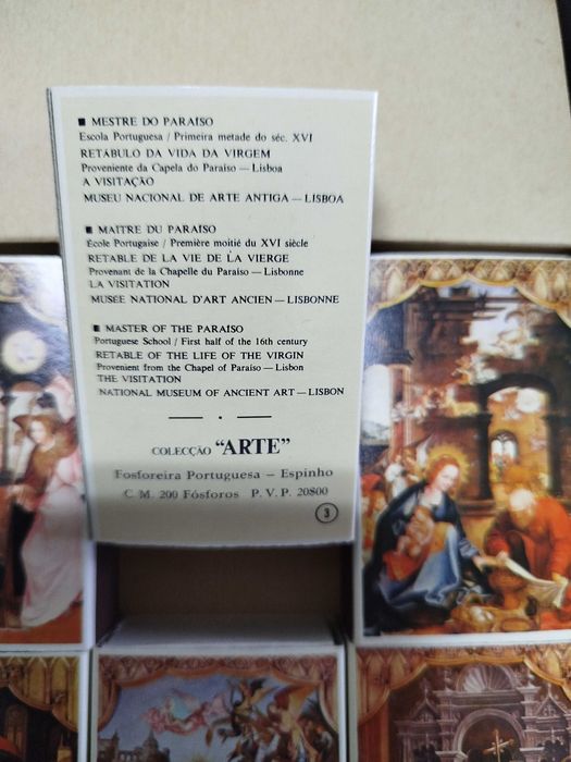 Coleção "Arte" - caixas de fósforos