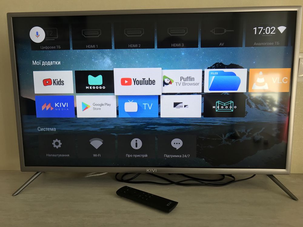 Телевизор Kivi 32H600GU Smart+T2 состояние идеальное!