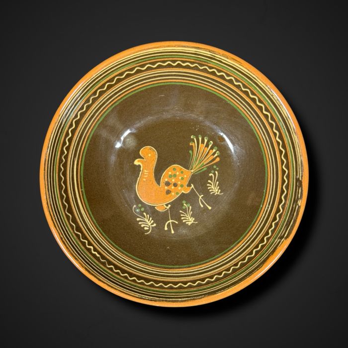 Misa ceramiczna dekoracyjna Łysa Góra kogut b5/120610