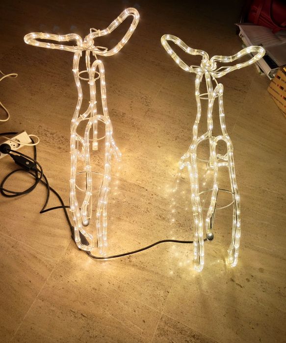 Decoração de Natal - Rena eléctrica para interior ou exterior