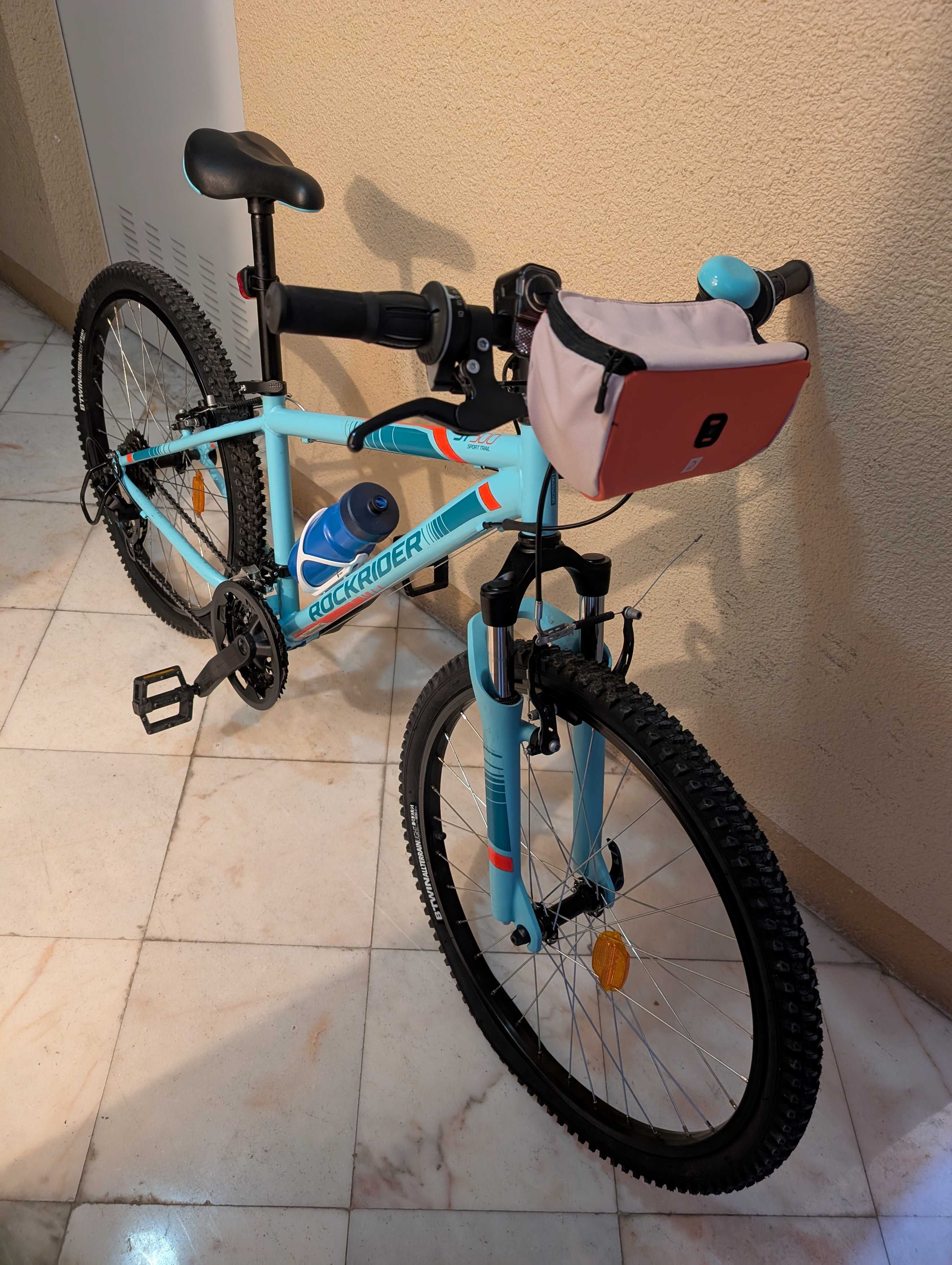 Bicicleta Btwin Rockider ST500 24" Azul