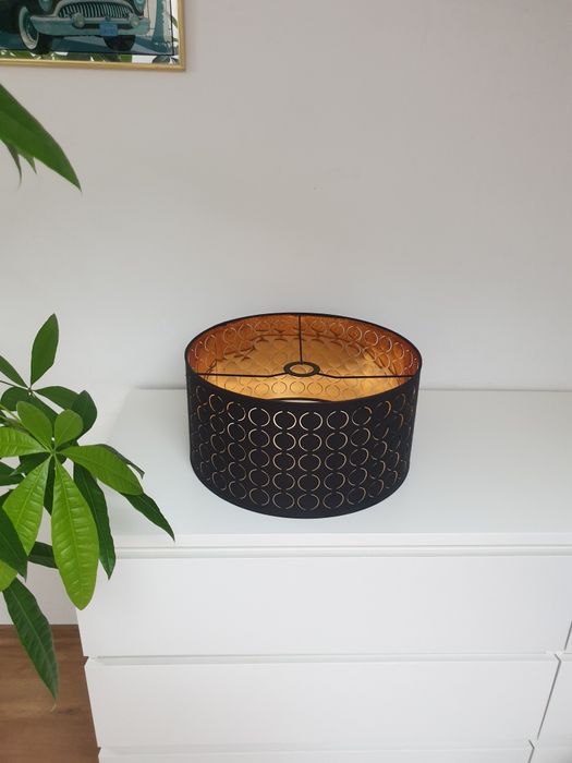 Abażur/Klosz - Czarno/Złoty [2 sztuki]