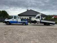 Iveco Daily 65.150  Pomoc Drogowa_Specjalny_Widły_Hydraulika_Wózki_Klima_6 Osób_Import