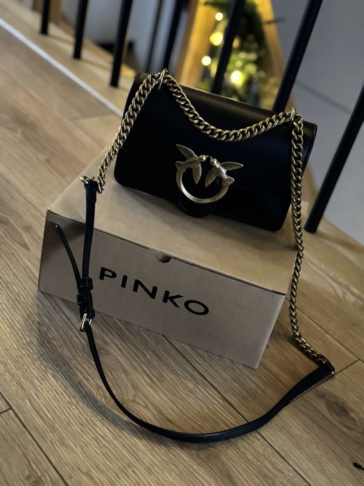 Torebka PINKO czarna LOVE ONE MINI stan idealny