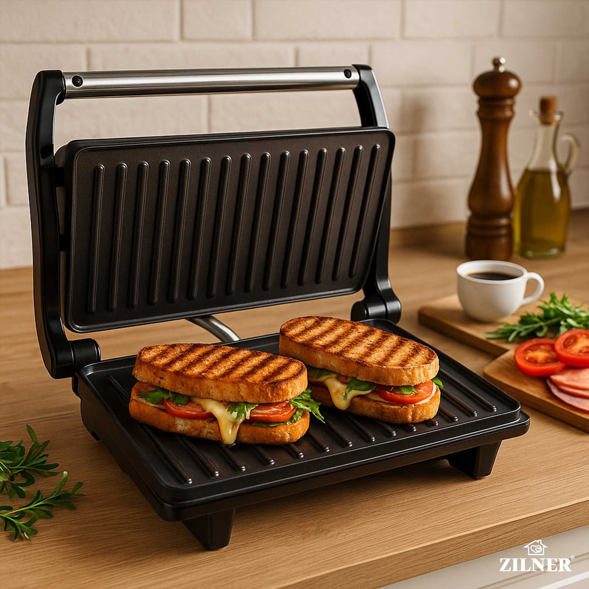 Grill Elektryczny Opiekacz do Kanapek Tostów Panini sandwich Toster