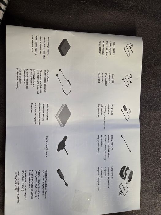 Vr PlayStation 4 z przejściówką na ps5 oraz 2 grami