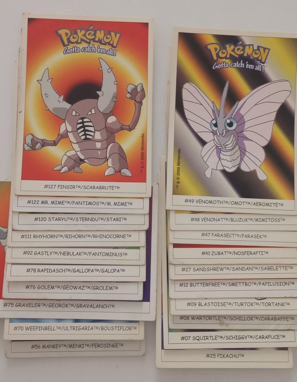 Caixa Pokemon Super Mário - cartas Pokemon topps 2000 e cromos boomer