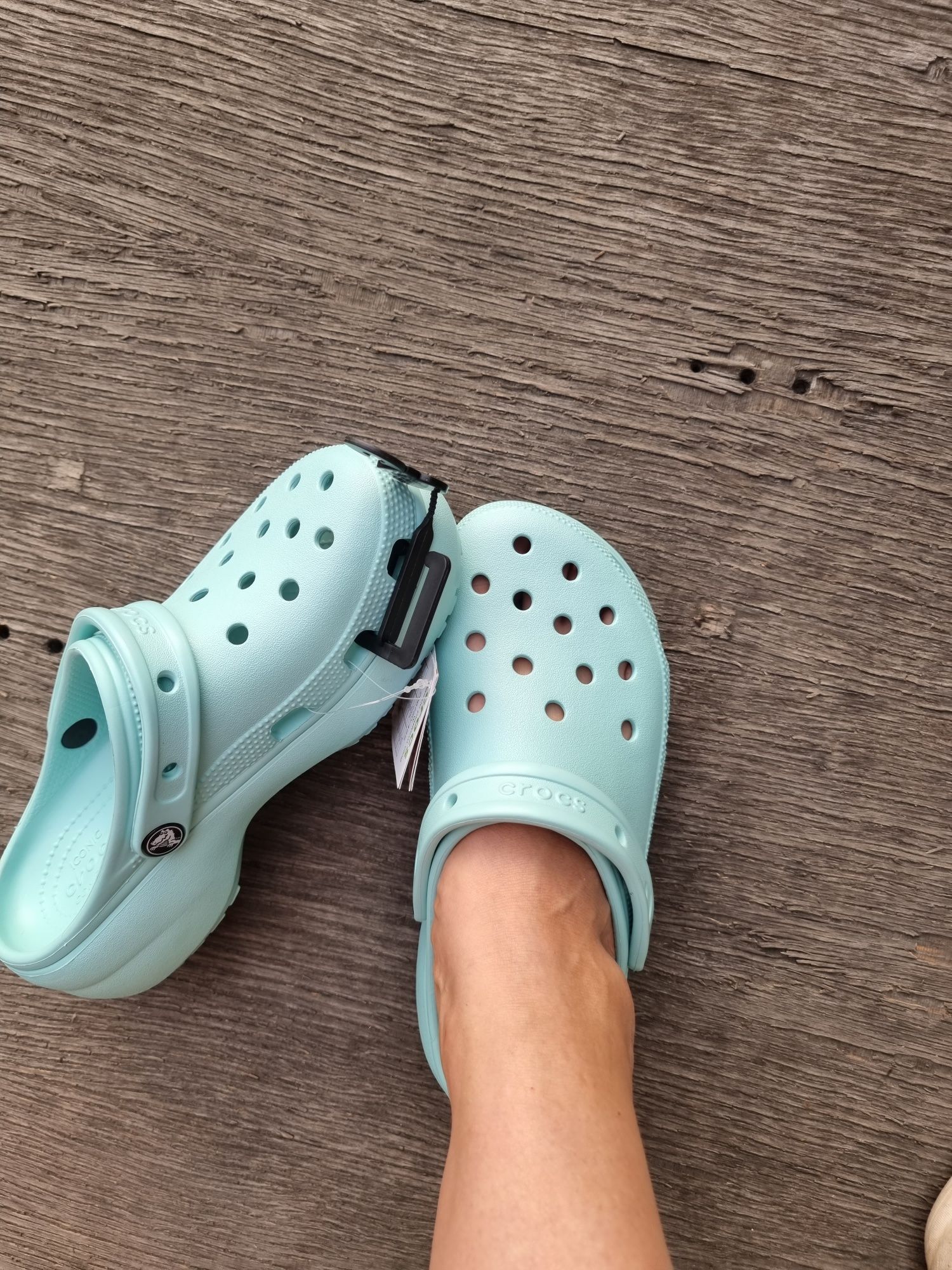 Сабо на платформе crocs classic Platform