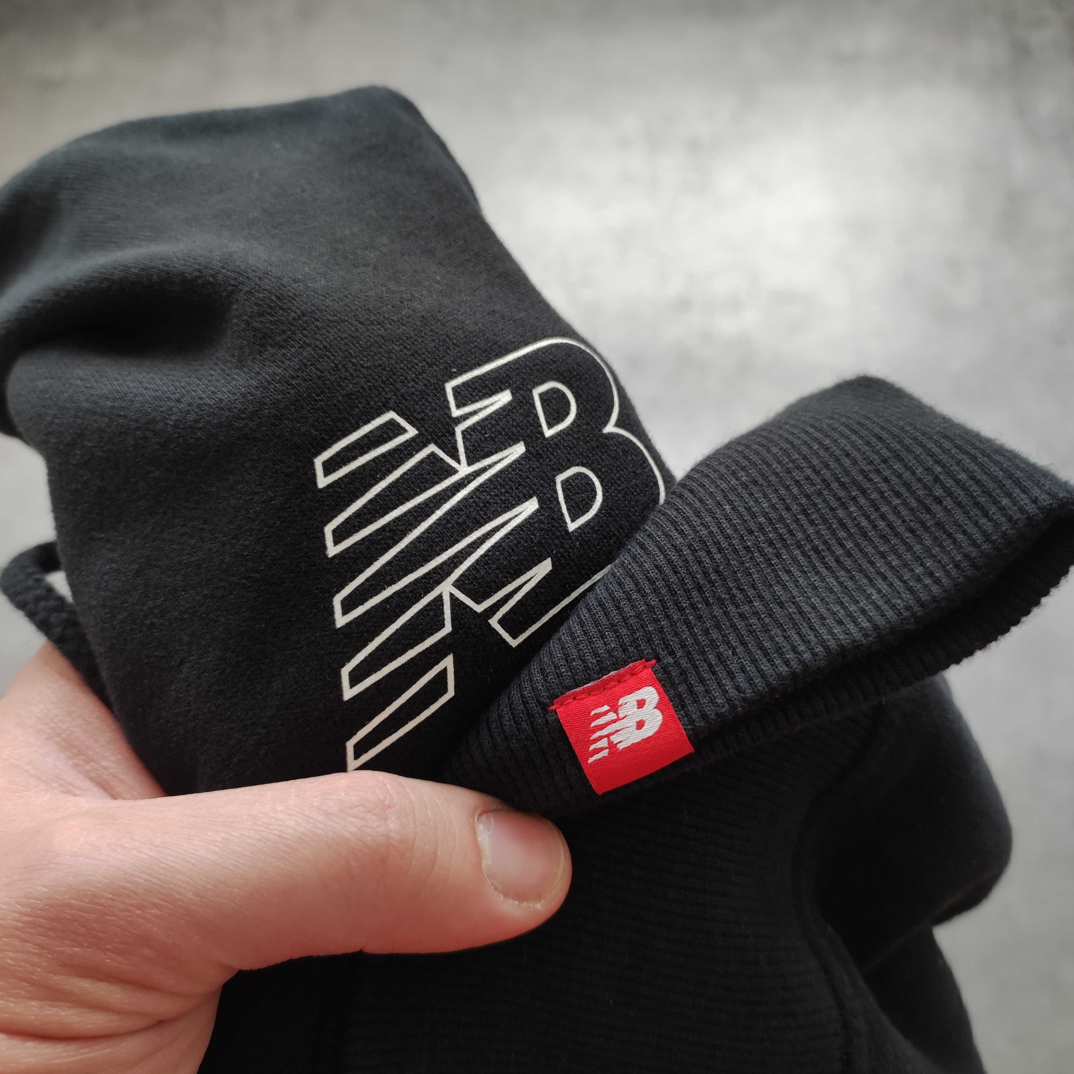 MĘSKA Bluza PREMIUM Bawełna z Kapturem Rozpinana Hoodie NewBalance NB