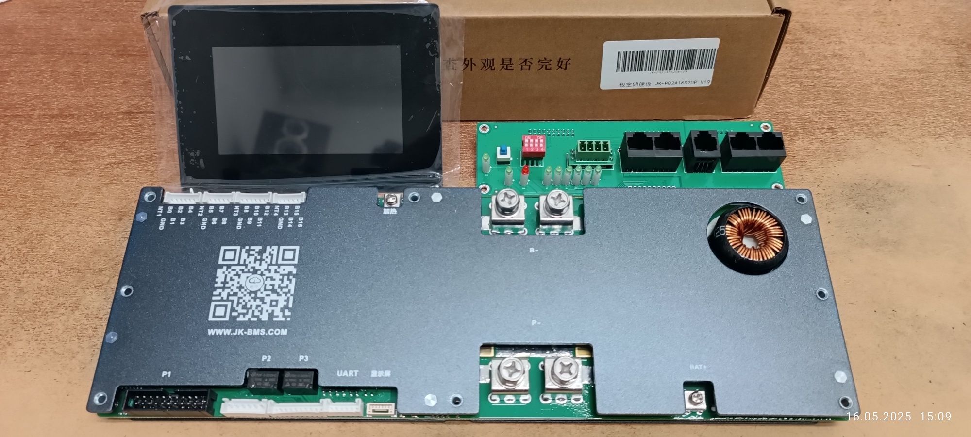 JK Inverter BMS Jikong в наличии екран сенсорний 4,3
