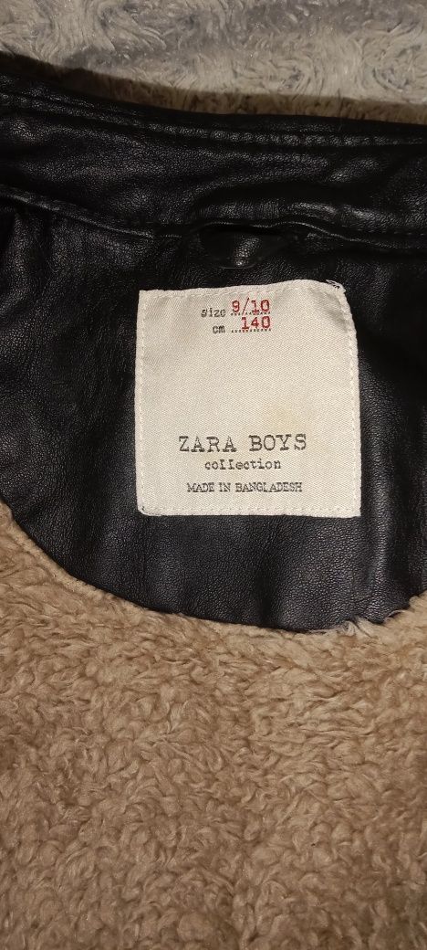 Куртка з еко шкіриі Zara на хлопчика
