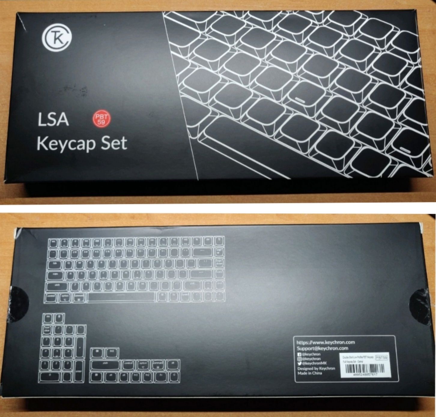 Набір клавіш Keychron Low Profile Double Shot PBT LSA Version 2 Camel