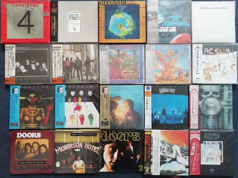 LP's, CD's, DVD's novos e usados, edições Japonesas (Raridades)