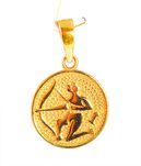 Zawieszka okrągła znak zodiaku strzelec 2614/25